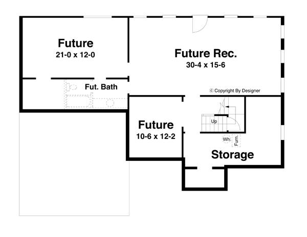 Lower Level image of CONCORD House Plan